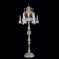 Bakala Zénith Crystal Candelabra With Fabric Shade - Camilalamps - CA - BZC - 366 - 002