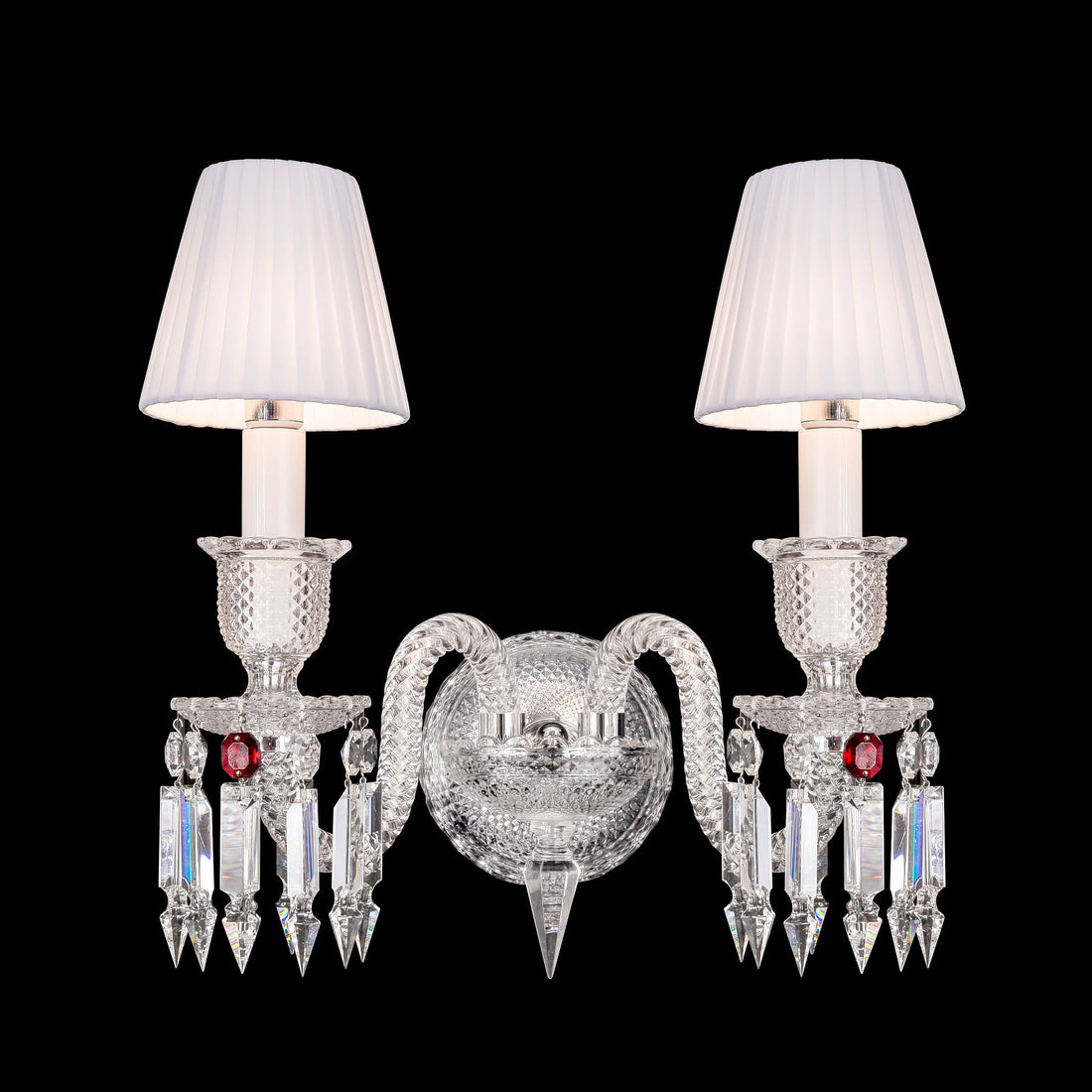 Bakala Zenith Crystal Wall Sconce 2 Light - Camilalamps - CA - ZBC - 389 - 001