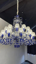 Bakala Zenith Faunacrystopolis Blue Crystal Chandelier - Camilalamps - Ca-1386-1001