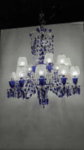 Bakala Zenith Faunacrystopolis Blue Crystal Chandelier - Camilalamps - Ca-1386-1001