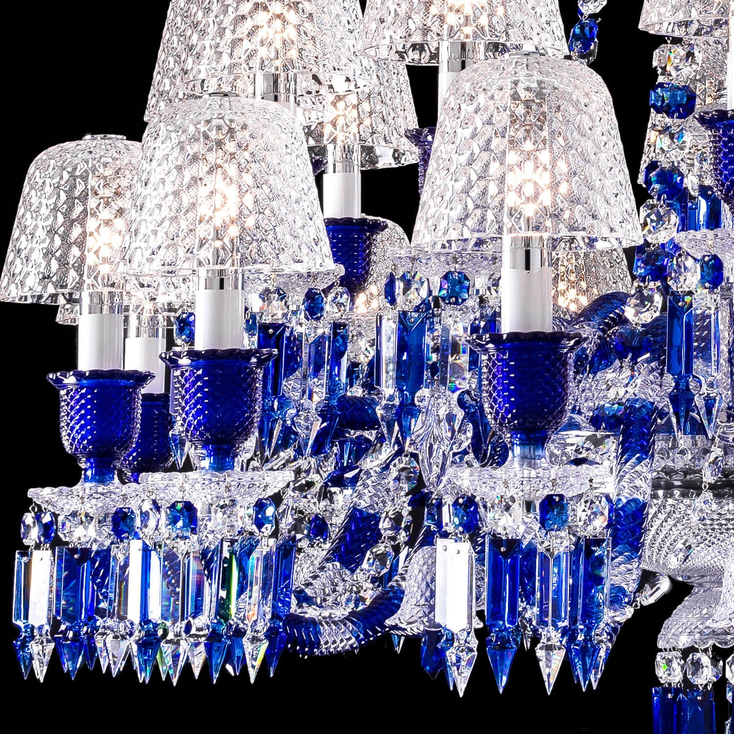Bakala Zenith Faunacrystopolis Blue Crystal Chandelier - Camilalamps - CA - 386 - 001