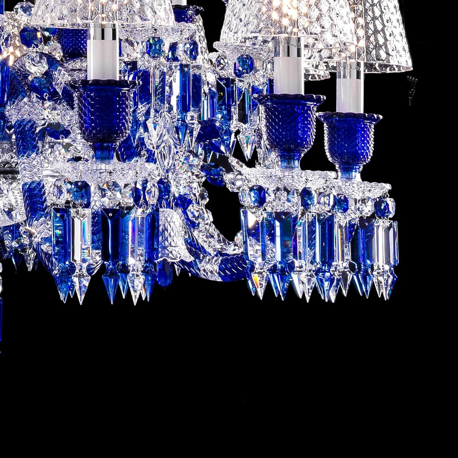 Bakala Zenith Faunacrystopolis Blue Crystal Chandelier - Camilalamps - CA - 386 - 001