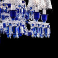 Bakala Zenith Faunacrystopolis Blue Crystal Chandelier - Camilalamps - Ca-1386-1001