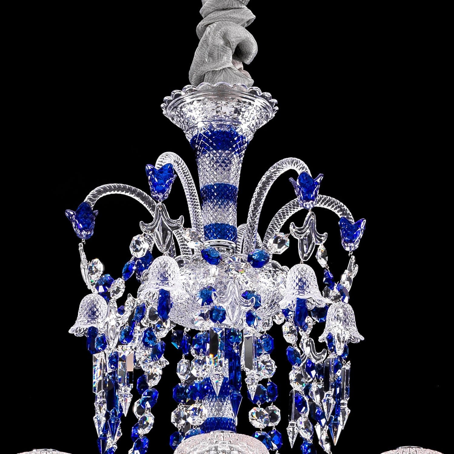 Bakala Zenith Faunacrystopolis Blue Crystal Chandelier - Camilalamps - Ca-1386-1001