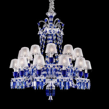 Bakala Zenith Faunacrystopolis Blue Crystal Chandelier - Camilalamps - CA - 386 - 001