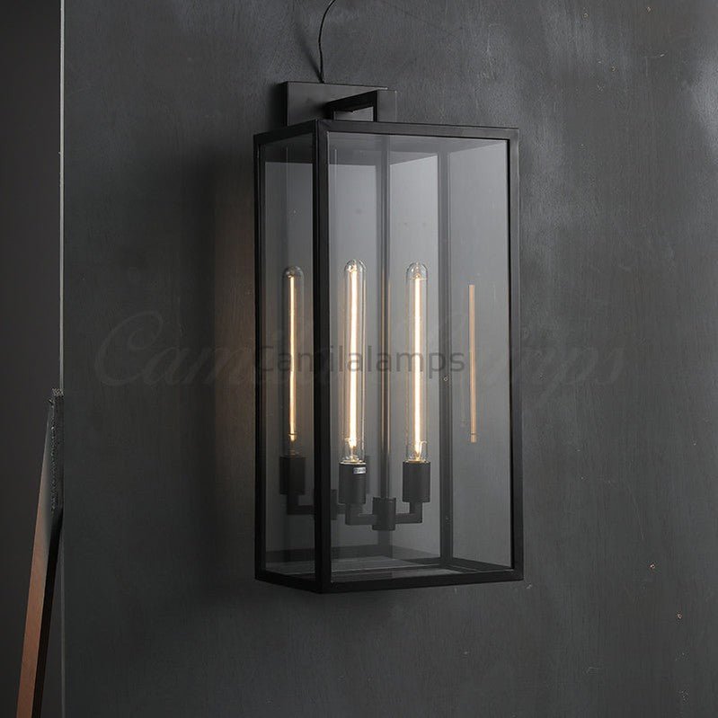 Baker Modern Lantern Wall Sconces - Camilalamps - CAM1039