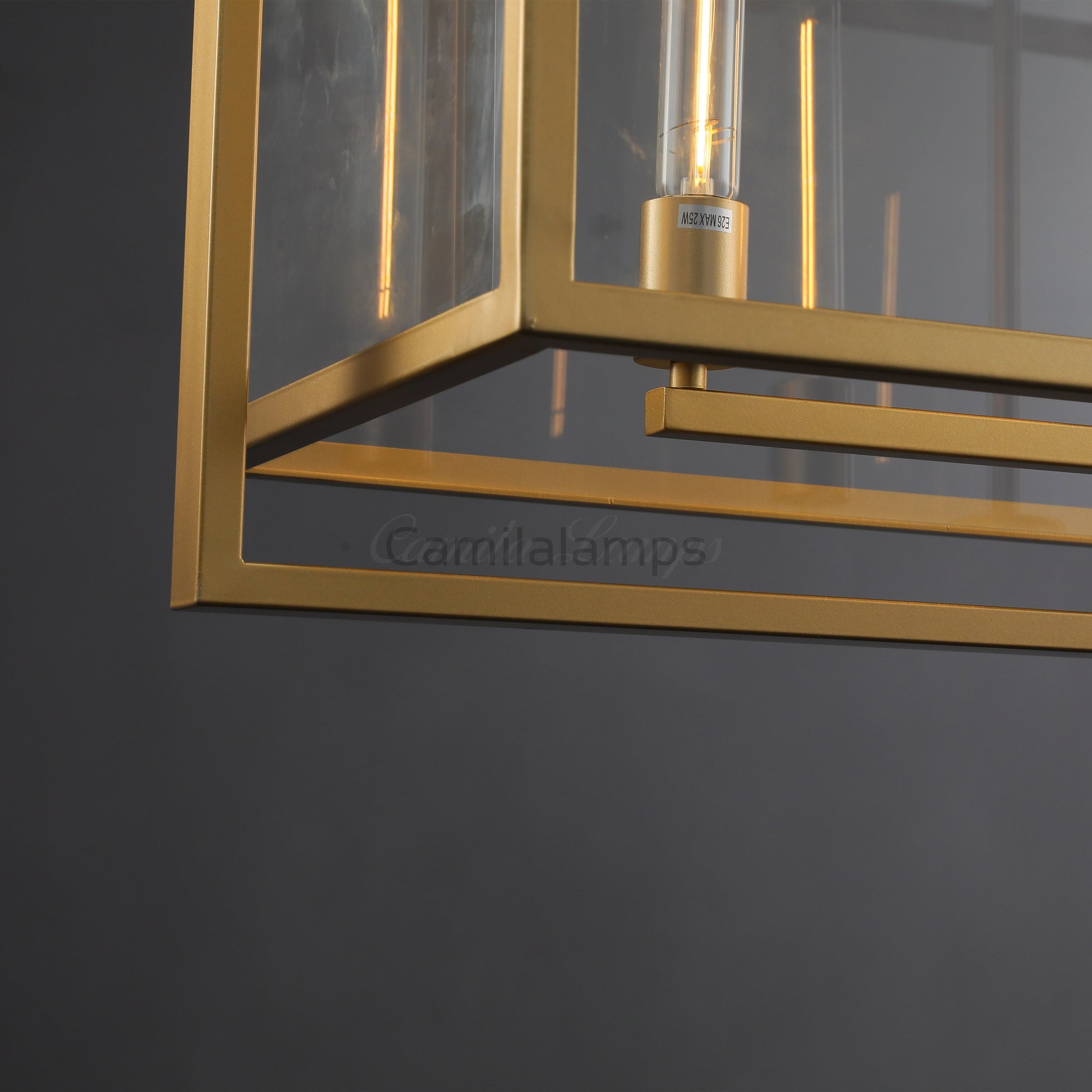 Baker Modern Rectangular Chandelier 54"72" - Camilalamps - CAM1056