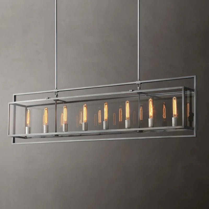 Baker Modern Rectangular Chandelier 54"72" - Camilalamps - CA - 1ZA0012