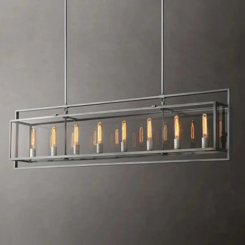 Baker Modern Rectangular Chandelier 54"72" - Camilalamps - CA - 1ZA0012