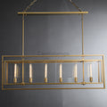 Baker Modern Rectangular Chandelier 54