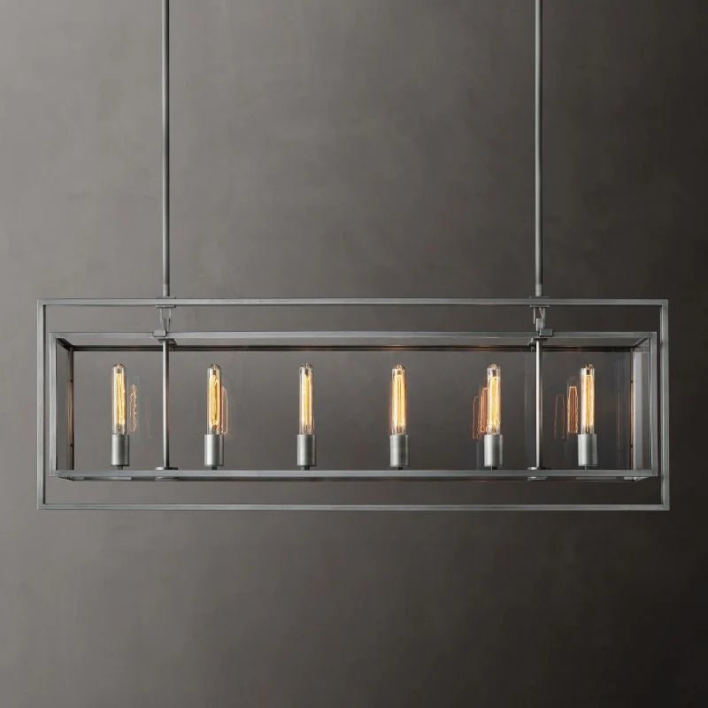 Baker Modern Rectangular Chandelier 54"72" - Camilalamps - CAM1056