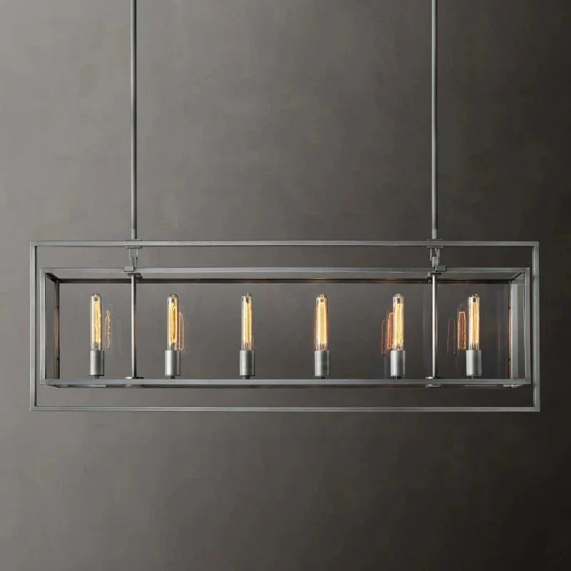 Baker Modern Rectangular Chandelier 54"72" - Camilalamps - CAM1056