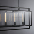 Baker Modern Rectangular Chandelier 54