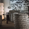 Beaded Floor Lamp and Marble Base - Camilalamps - Beade - 1304 - 2