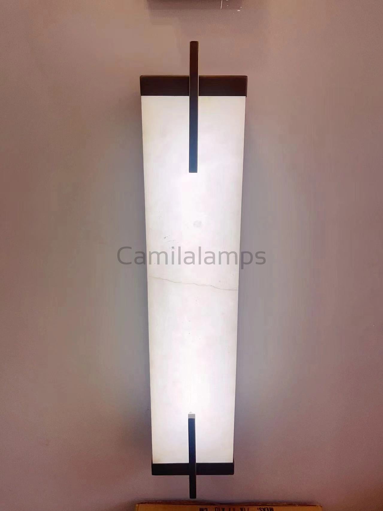 Beckett Alabaster Wall Sconce - Camilalamps - CA - Becke - 1754 - 001