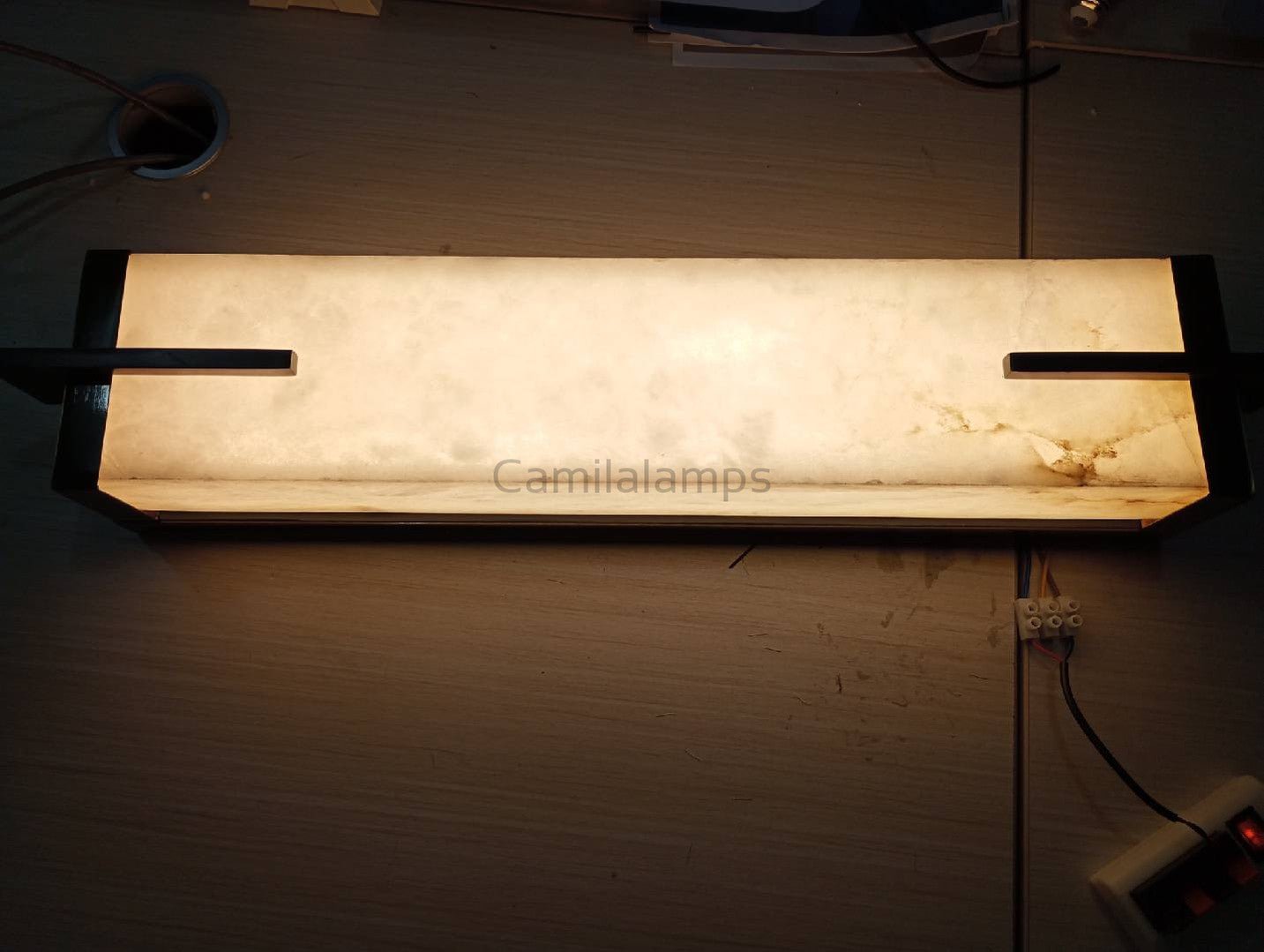 Beckett Alabaster Wall Sconce - Camilalamps - CA - Becke - 1754 - 001