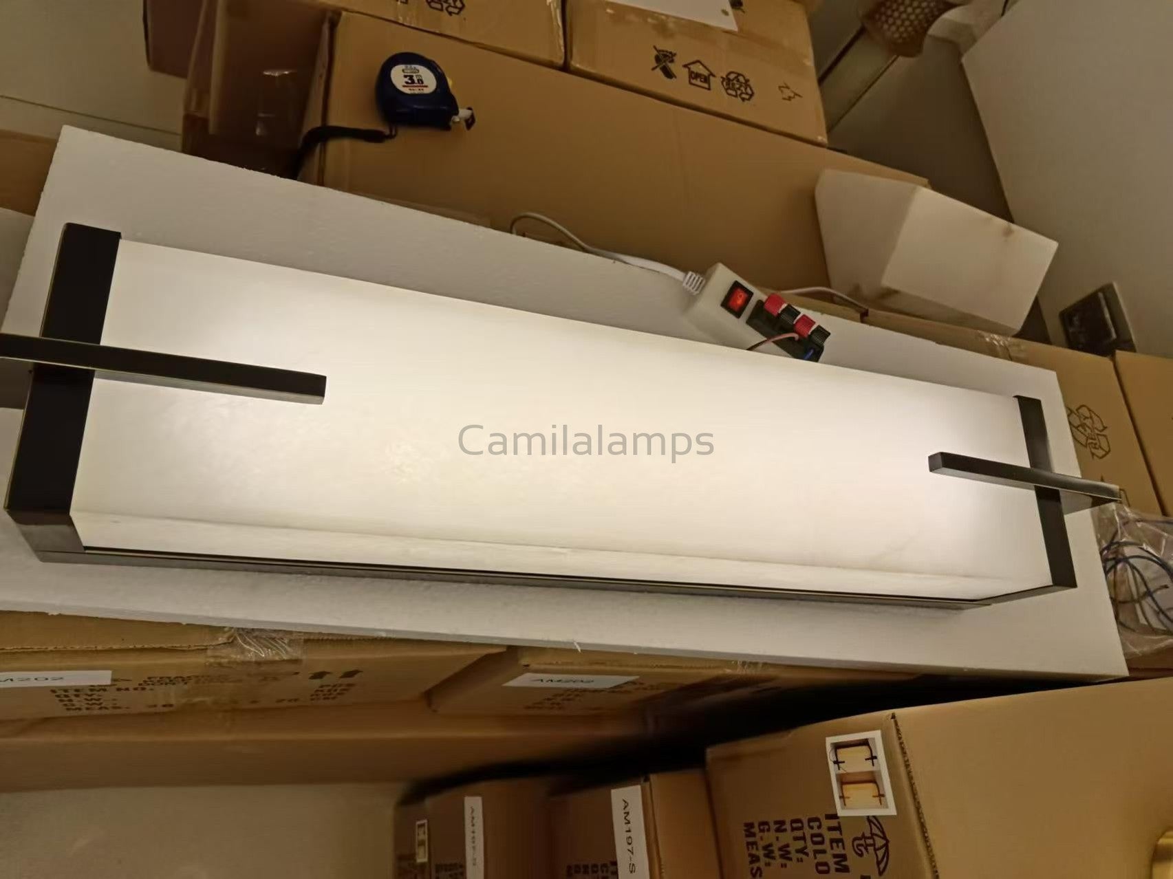 Beckett Alabaster Wall Sconce - Camilalamps - CA - Becke - 1754 - 001