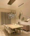 Bellini Rectangular Tri - Tone Tubular Pendant Light Chandelier - Camilalamps - BL32 - 1
