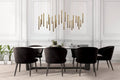 Bellini Rectangular Tri - Tone Tubular Pendant Light Chandelier - Camilalamps - BL32-11
