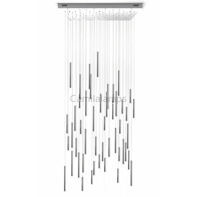 Bellini Square Tubular Pendant Light Chandelier - Camilalamps - BST - S - MPN