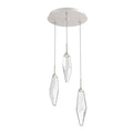 Beveled Rock Crystal Cluster Round Chandelier - Camilalamps - CA - CH256290