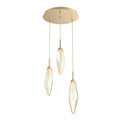 Beveled Rock Crystal Cluster Round Chandelier - Camilalamps - CA - CH256262