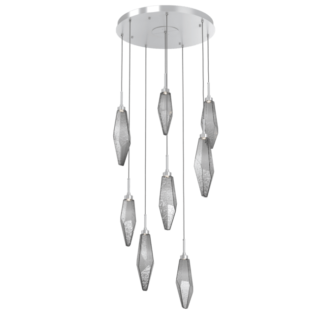 Beveled Rock Crystal Cluster Round Chandelier - Camilalamps - CA - CH256297