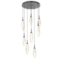 Beveled Rock Crystal Cluster Round Chandelier - Camilalamps - CA - CH256277
