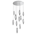 Beveled Rock Crystal Cluster Round Chandelier - Camilalamps - CA - CH256296