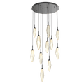 Beveled Rock Crystal Cluster Round Chandelier - Camilalamps - CA - CH256276