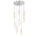 Beveled Rock Crystal Cluster Round Chandelier - Camilalamps - CA - CH256289
