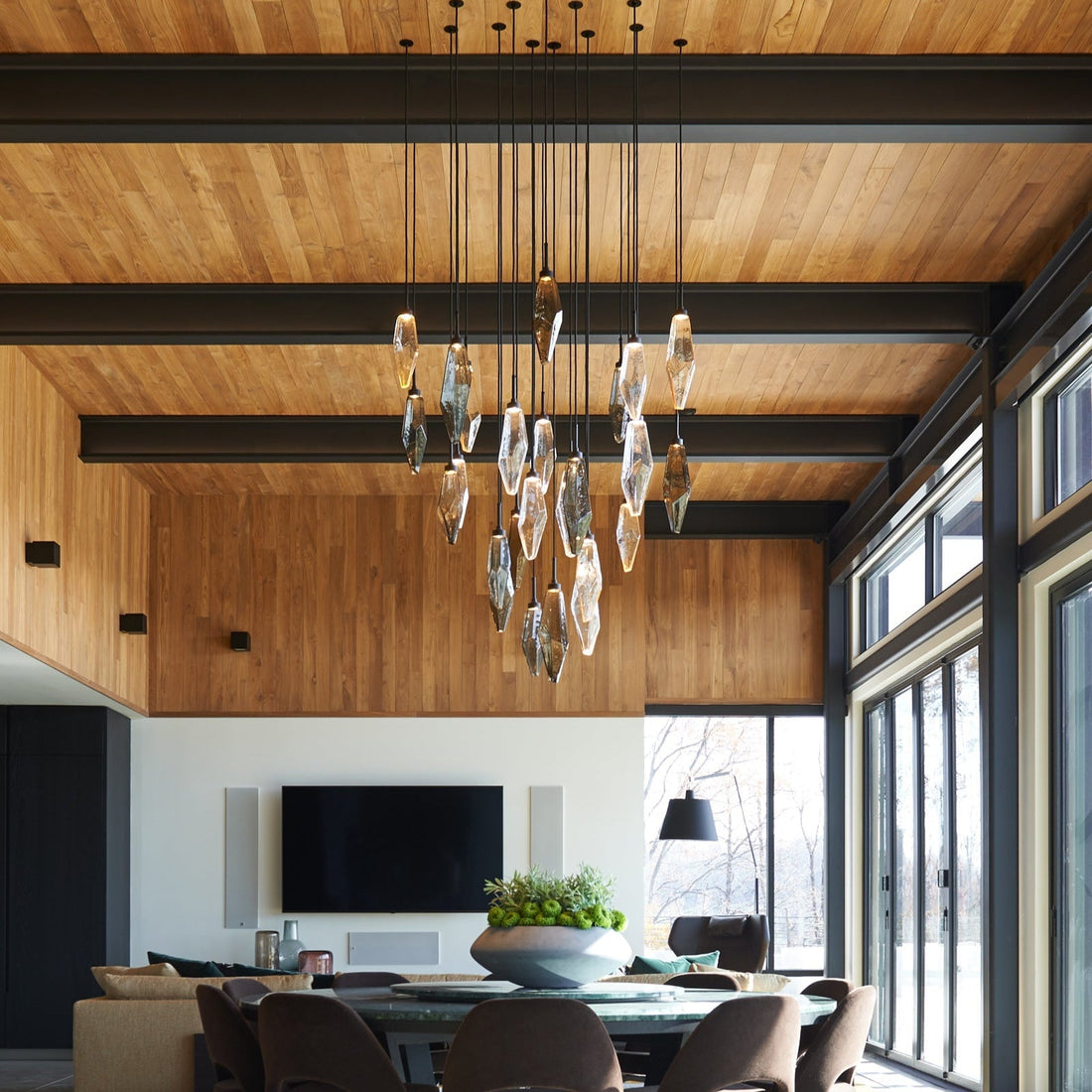 Beveled Rock Crystal Pendant - Camilalamps - CA - CH2562658