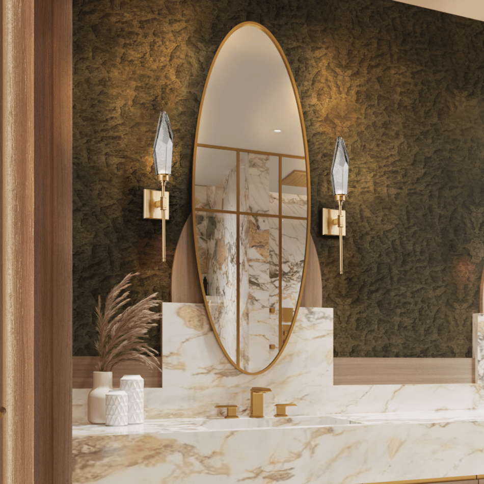 Beveled Rock Crystal Wall Sconce - Camilalamps - CA - CH2562649