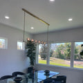 Bille Crystal Linear Chandelier For Dining Room - Camilalamps - CAM1380