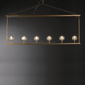 Bille Crystal Linear Chandelier For Dining Room - Camilalamps - CAM1385