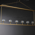 Bille Crystal Linear Chandelier For Dining Room - Camilalamps - CAM1385