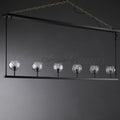 Bille Crystal Linear Chandelier For Dining Room - Camilalamps - CAM1385