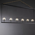 Bille Crystal Linear Chandelier For Dining Room - Camilalamps - CAM1385