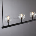 Bille Crystal Linear Chandelier For Dining Room - Camilalamps - CAM1385
