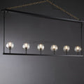 Bille Crystal Linear Chandelier For Dining Room - Camilalamps - CAM1387