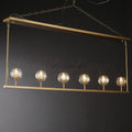 Bille Crystal Linear Chandelier For Dining Room - Camilalamps - CAM1387