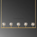 Bille Crystal Linear Chandelier For Dining Room - Camilalamps - CAM1379