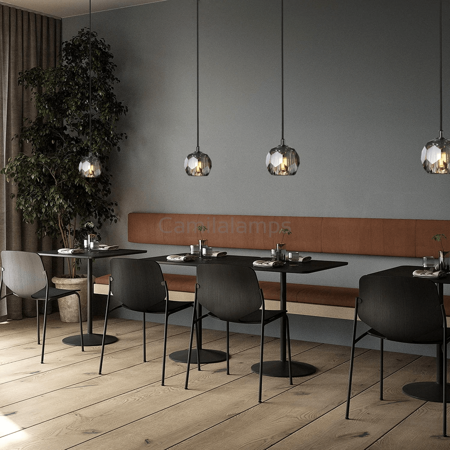 Bille Crystal Modern Pendant Light - Camilalamps - CAM1417