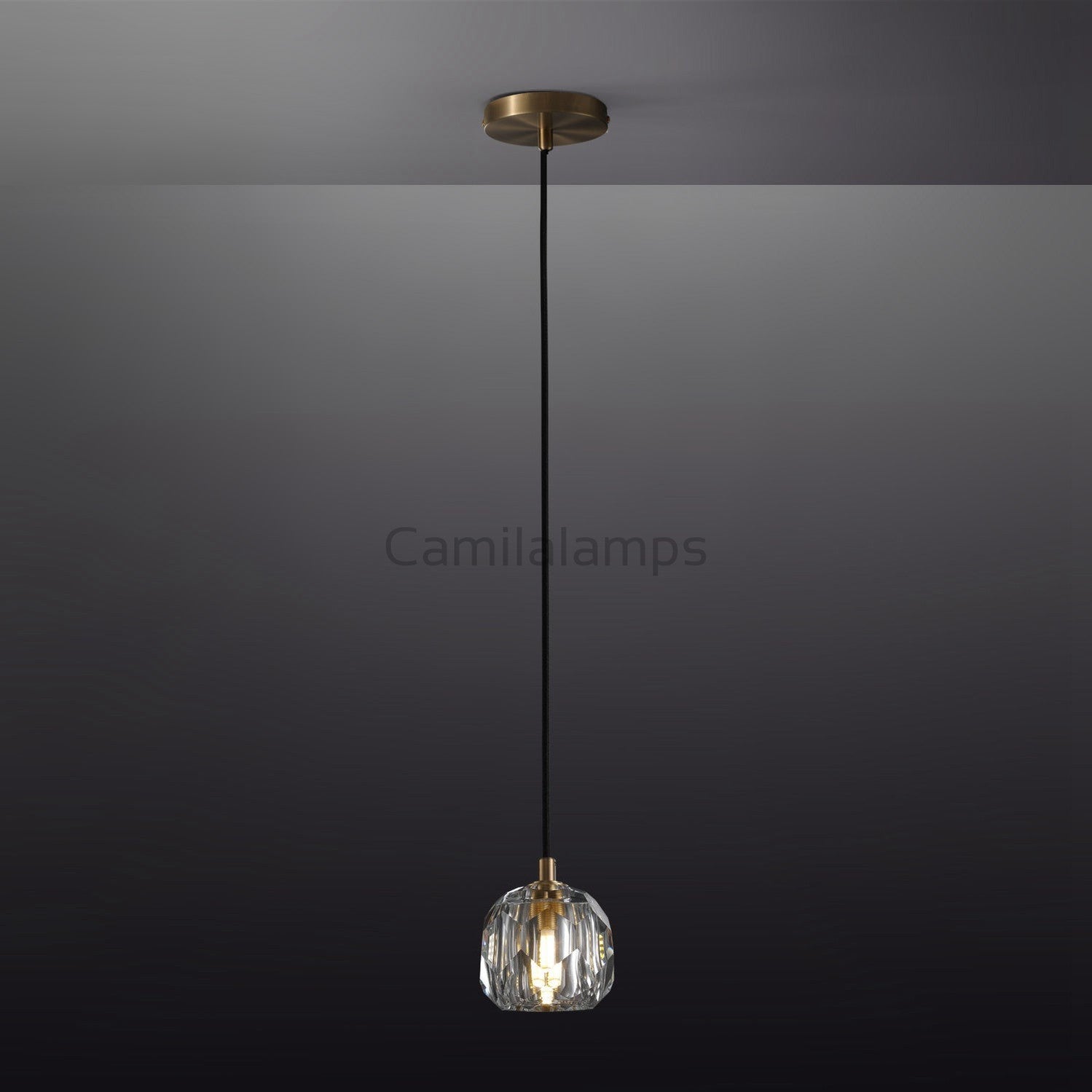 Bille Crystal Modern Pendant Light - Camilalamps - CAM1409