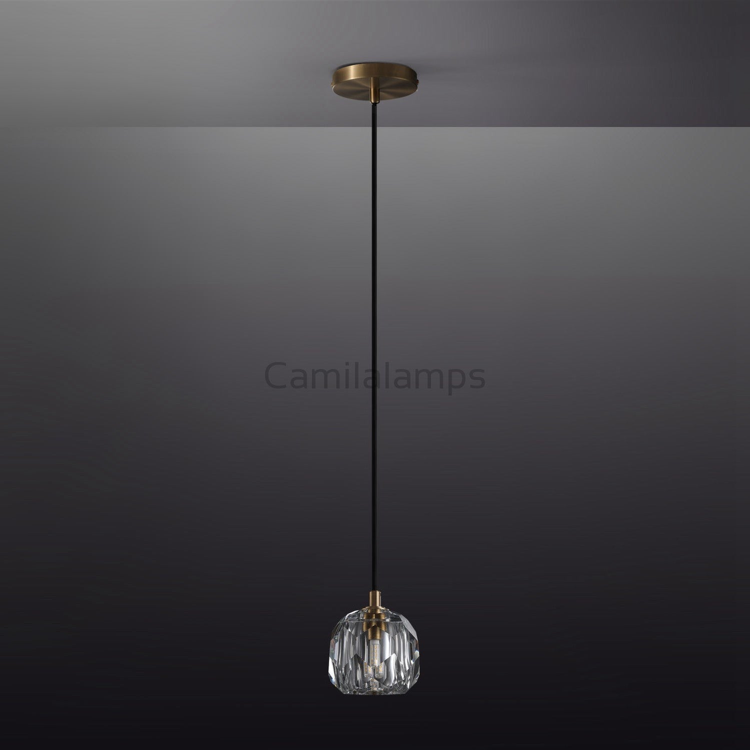 Bille Crystal Modern Pendant Light - Camilalamps - CAM1412