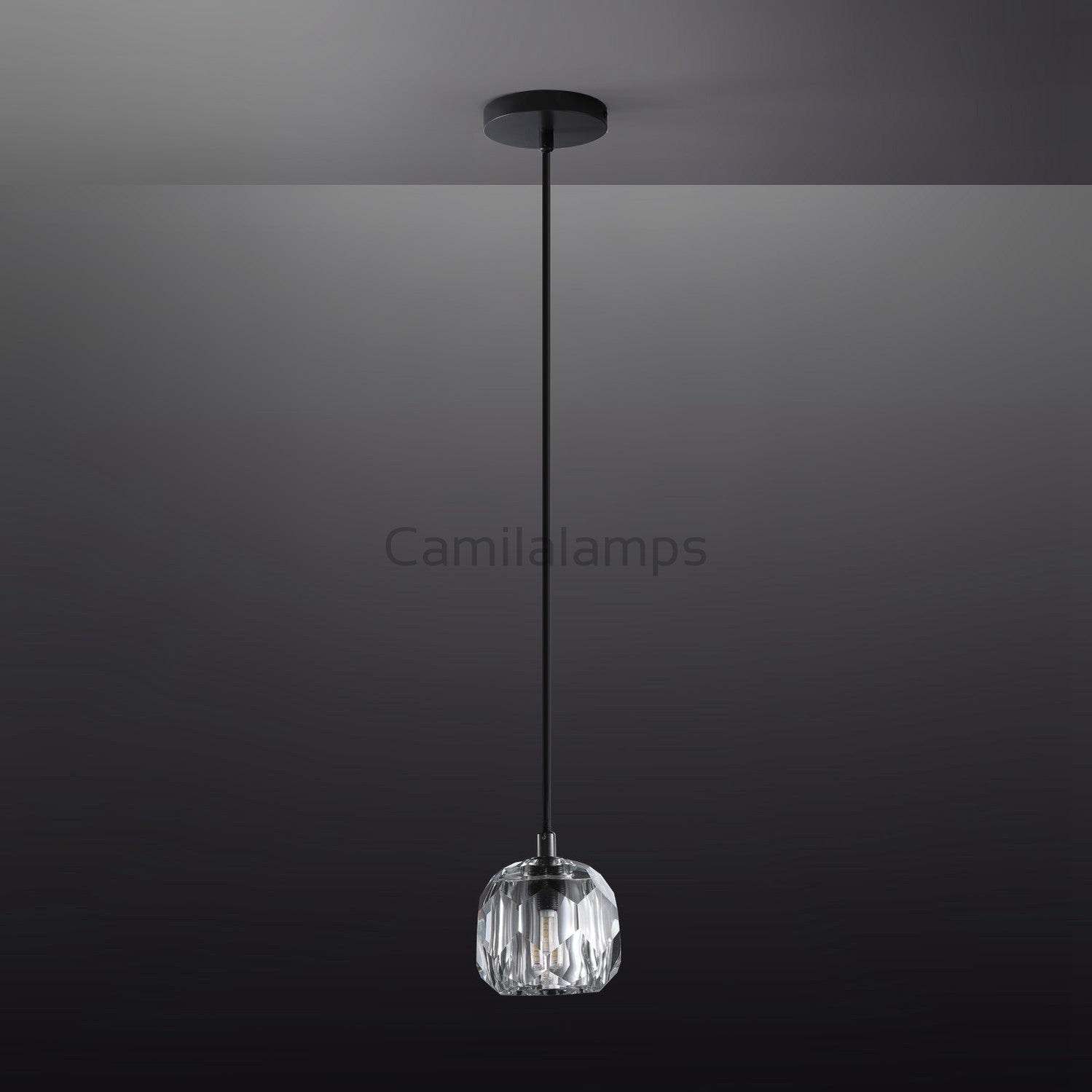 Bille Crystal Modern Pendant Light - Camilalamps - CAM1412