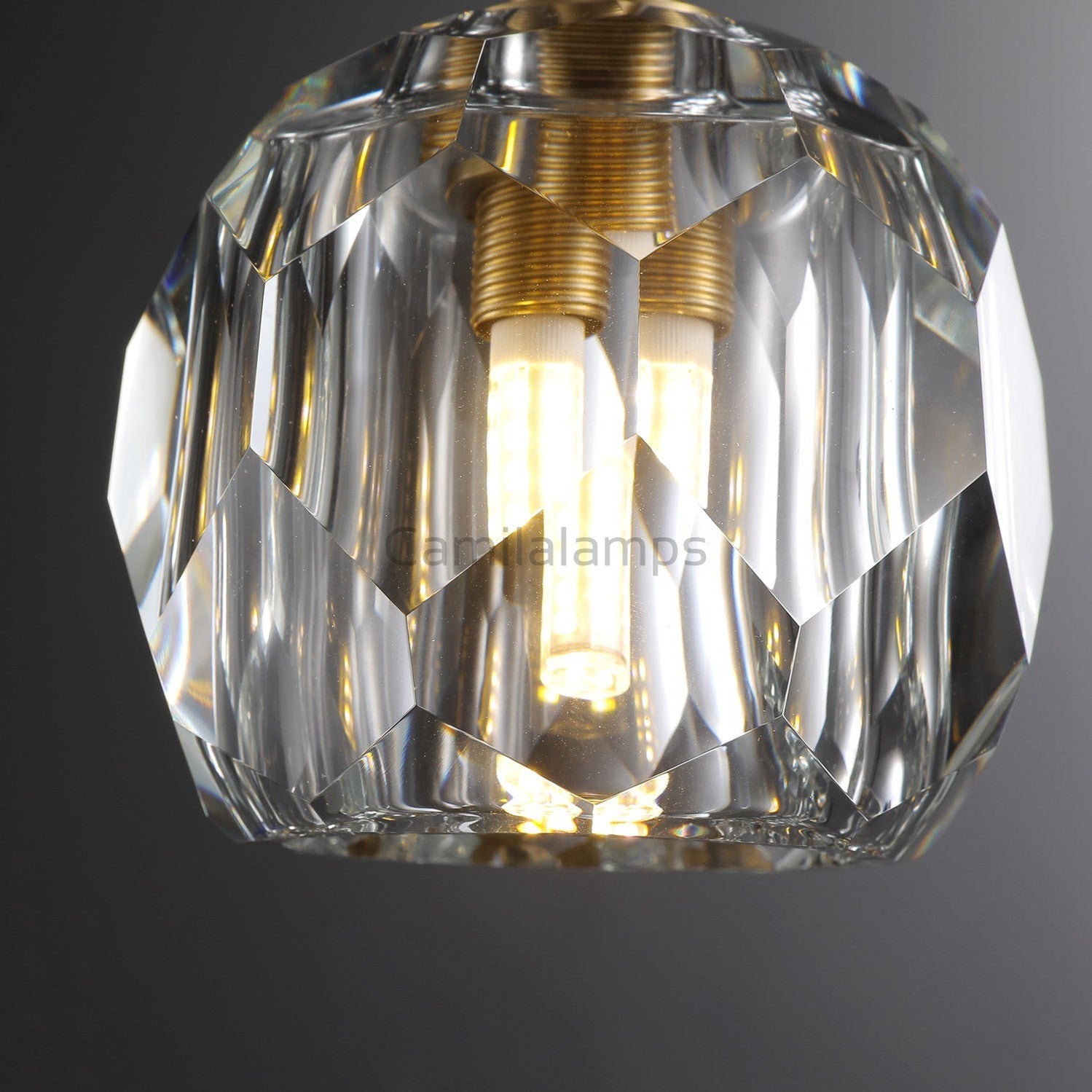 Bille Crystal Modern Pendant Light - Camilalamps - CAM1412