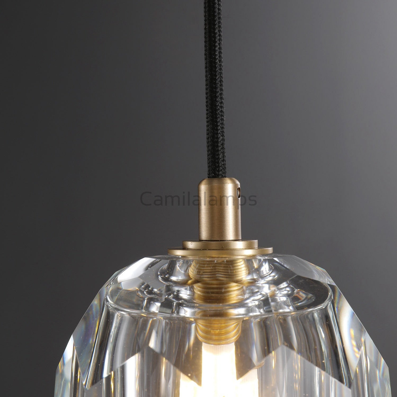 Bille Crystal Modern Pendant Light - Camilalamps - CAM1412