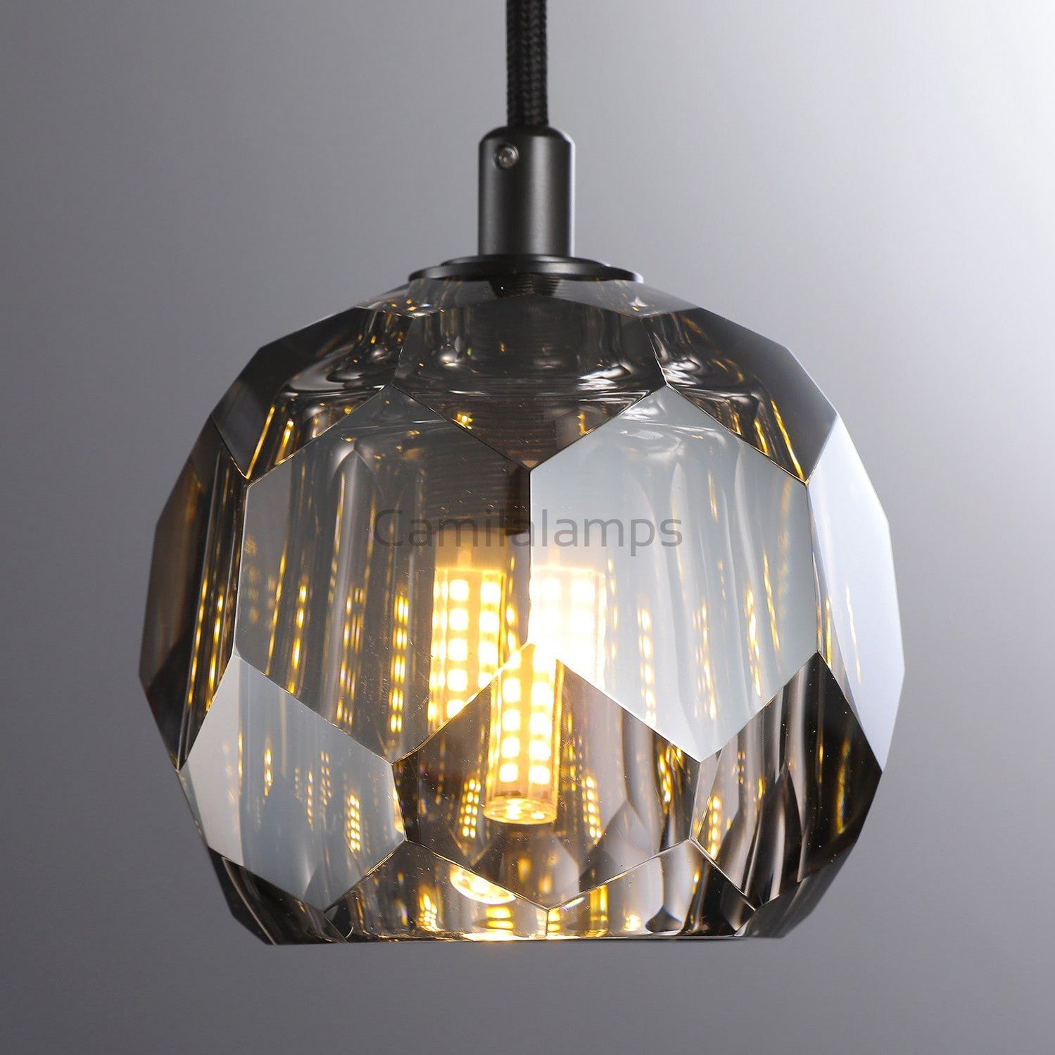 Bille Crystal Modern Pendant Light - Camilalamps - CAM1412