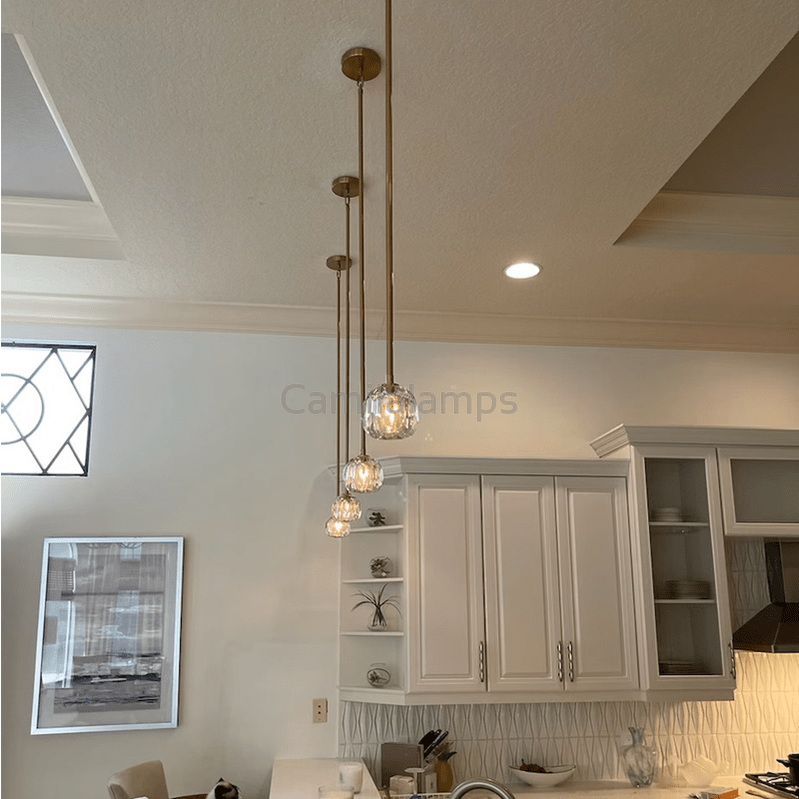 Bille Crystal Modern Pendant Light - Camilalamps - CAM1415